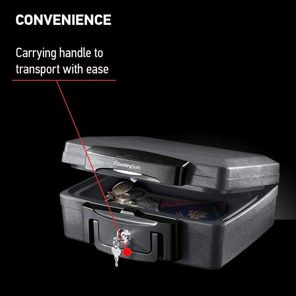 Fireproof Waterproof Box with Key Lock